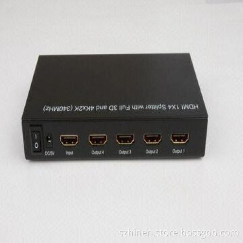 3D HDMI Splitter 1x4 with Full 3D and 4Kx2K (340MHz)